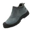 Men's Breathable Steel Toe Work Shoes: Summer Lightweight, Anti-Smash, Anti-Puncture, Anti-Scald, Ideal for Welding and Construction Sites.