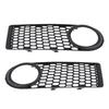 Front Bumper Fog Light Grill Shockproof Scratch Resistant Decorative Fog Lamp Cover Grill for Conver
