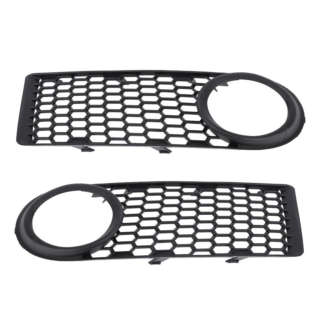 Front Bumper Fog Light Grill Shockproof Scratch Resistant Decorative Fog Lamp Cover Grill for Conver