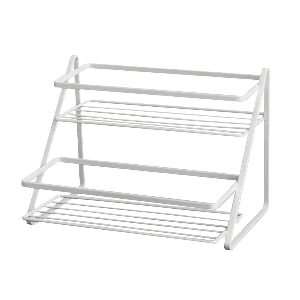 Úložný stojan na kuchyňskou linku, multifunkční, 2 úrovně, úsporný, na koření, toaletní potřeby, make-up