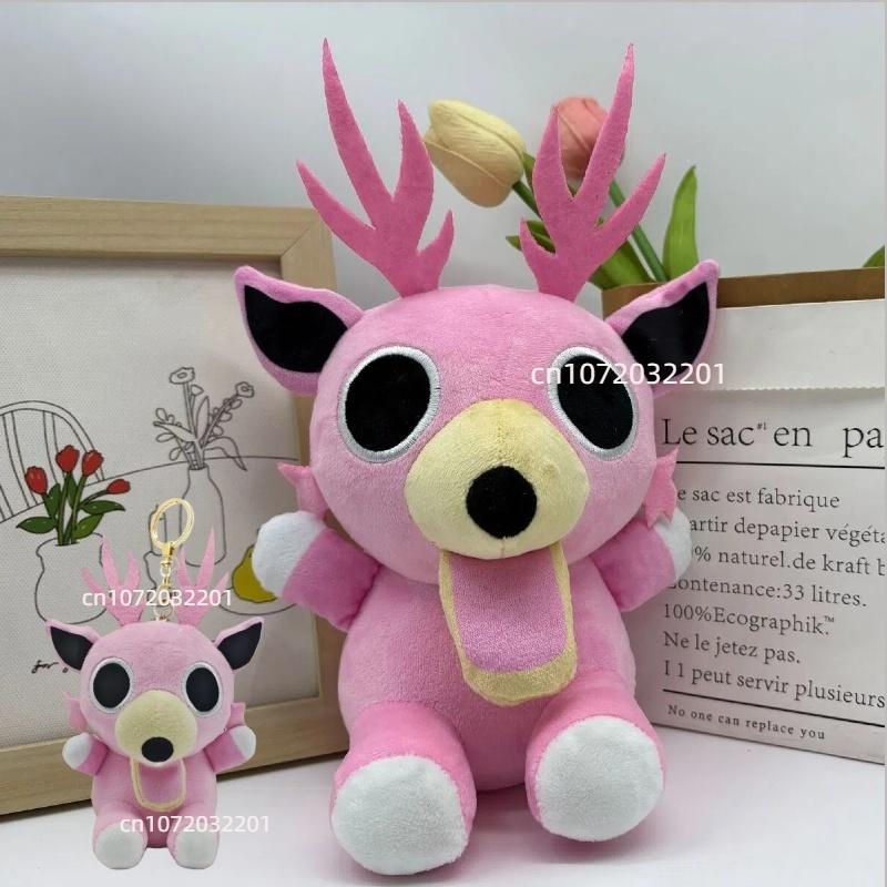 New 99 Nights In The Forest Black Cat Plush Cute Pink Baby Deer Stuffed Doll Funny Blue Owl Red Goat Plush Toy For Kid Gifts