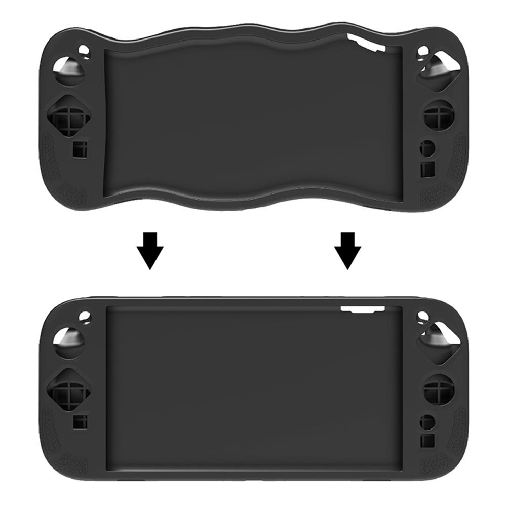 Silicone Case with Stand for Switch 2 Protective Skin Cover Anti-Slip Protective Case Sleeve Anti-Scratch Full Protective Shell