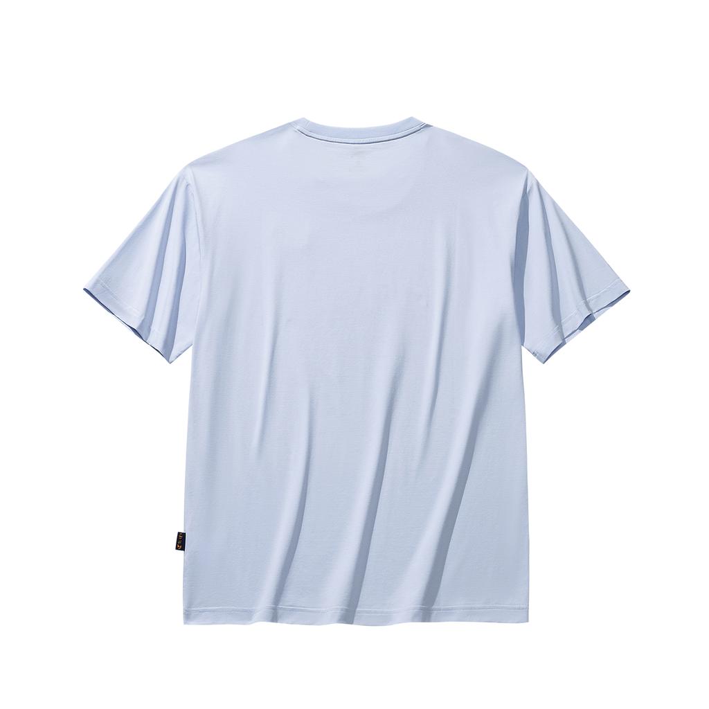 Anta Short Sleeve Knitted T-Shirt Summer 2026 Unisex tops Light-Twilight-Blue 972628115-4