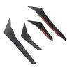 1 P  Front Bumper Side Spoiler Aerodynamic Left Right Front Bumper Side   Vent Trim Fin Decor Replacement For FY   2021-2024