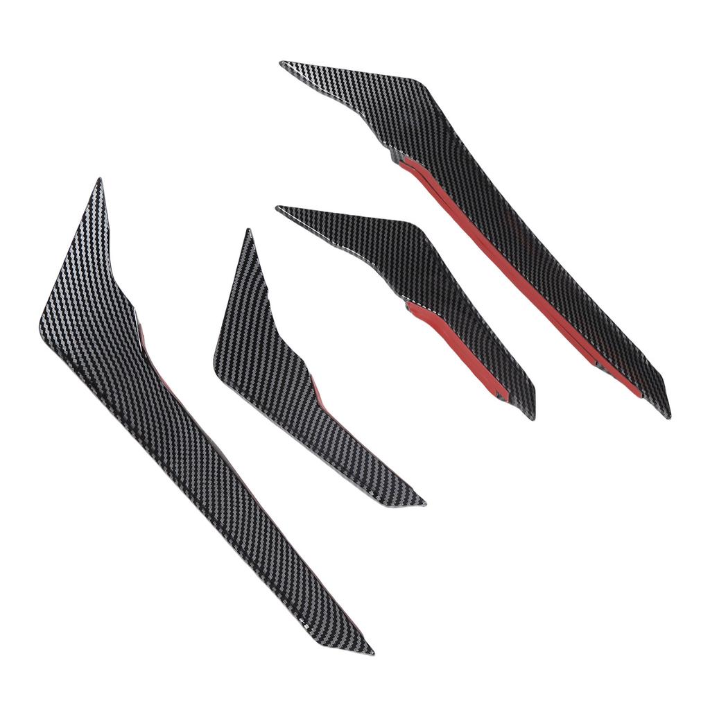 1 P  Front Bumper Side Spoiler Aerodynamic Left Right Front Bumper Side   Vent Trim Fin Decor Replacement For FY   2021-2024