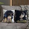 W-Watamote Tomoko Kuroki Pillow Case For Sofa Decor Car Office Room Printing Cushion Cover Decorations and Protector