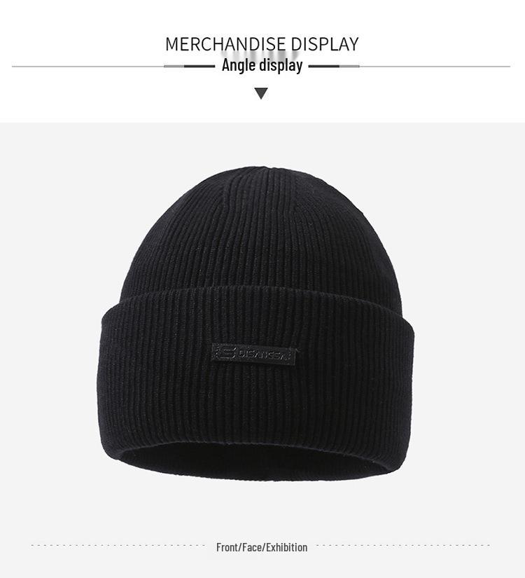 Dizangsa Herren Herbst/Winter Nackenwärmer Beanie - Kleines Gesicht Kälteschutz, Wärme und Ohrenschutz Strickmütze.