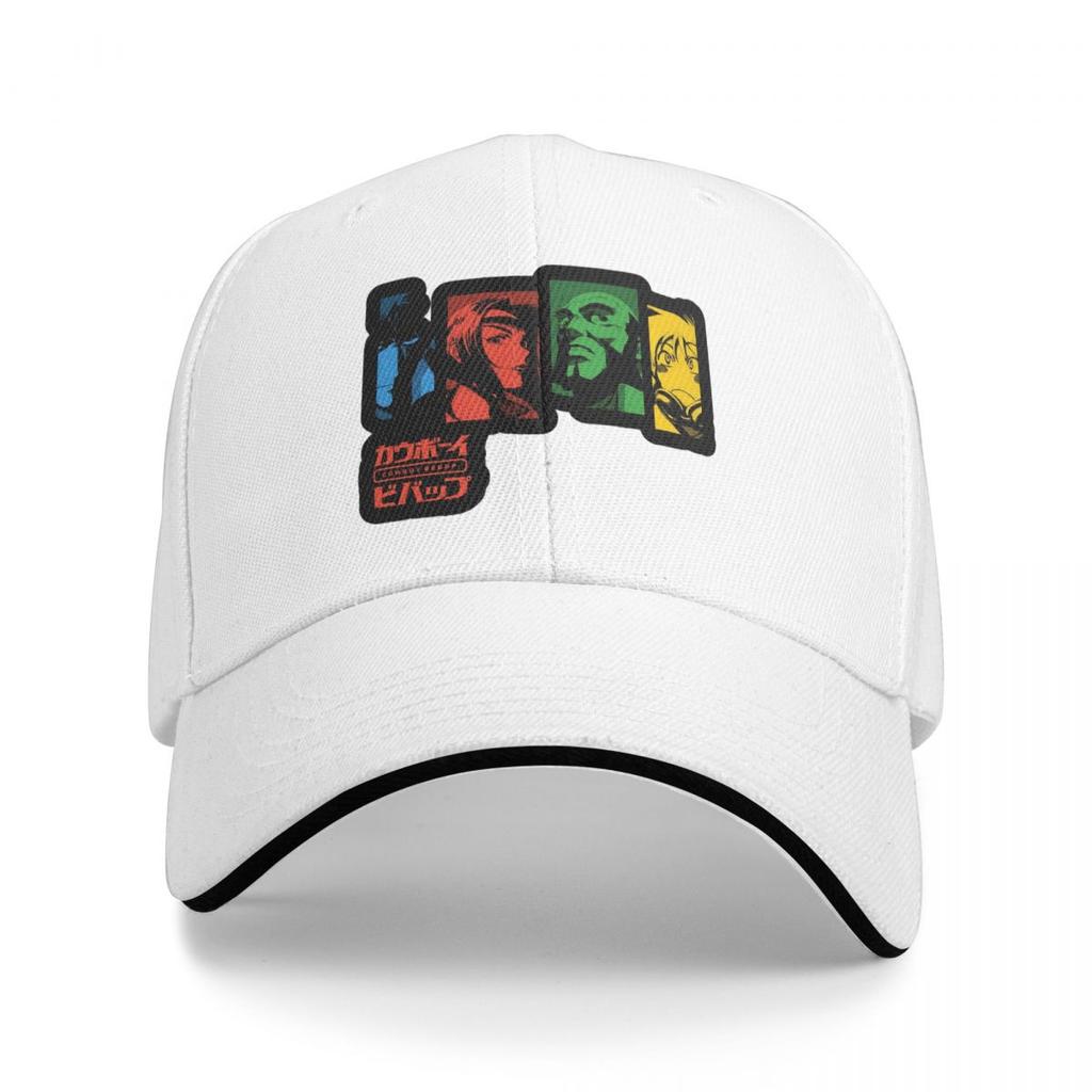 Animes Cowboy Bebop Logo Baseball Caps Snapback Baseball Hats Breathable Casual Casquette Outdoor Unisex