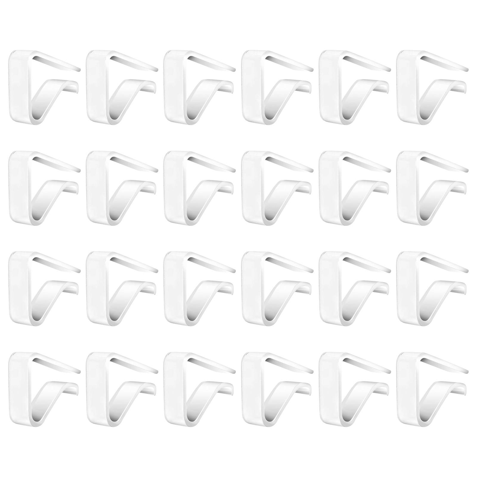

24 pieces of transparent tablecloth clips for fixing tablecloths One Size