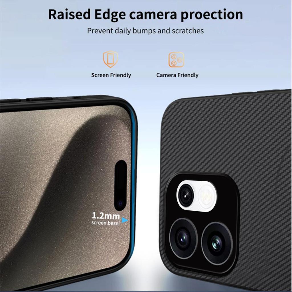 Carbon Fiber Texture TPU Phone Case for OPPO Reno16 5G Shockproof Soft Cover