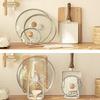 Hollow Design Kitchen Storage Rack Multifunctional Cutting Board Holder Pan Lid Organizer  Kitchen