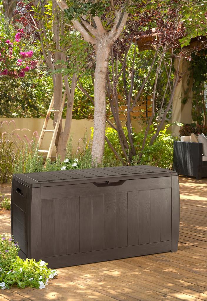 Garden Box Balcony 270L Storage Terrace Roomy Chest Storage KETER