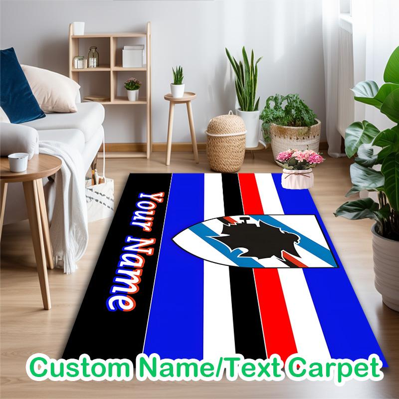 1pc Office Carpet, Unione Calcio Sampdoria (1) Chair Rug, Living Room Printed Area Rug, Home Chair Floor Mat