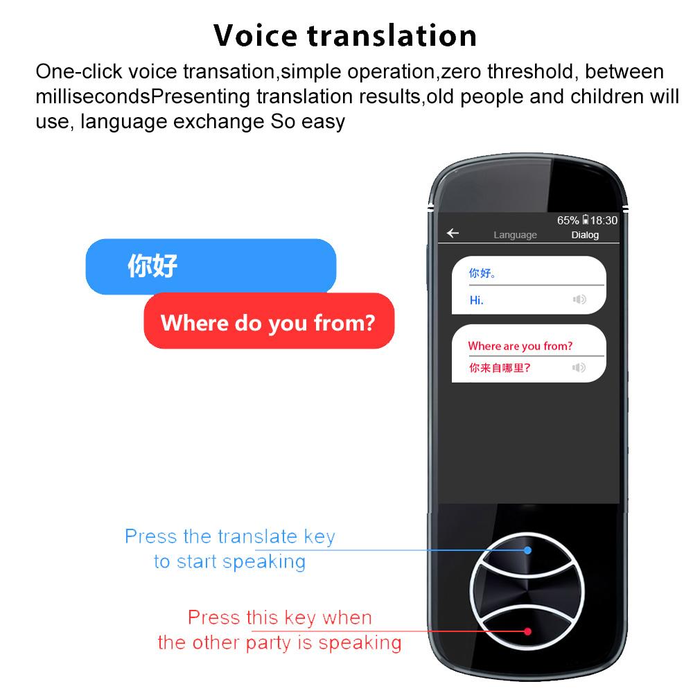 Language Translator Device 137 Languages Two-Way Instant Voice Photo Translation