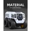 1/24 Metal Die-cast All-terrain Off-road Vehicle Model Simulation Sound and Light Children's Toy Car Ornaments Boys Gift Model