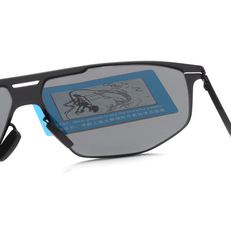 Men's Ultralight UV400 Frog Eye Polarized Sunglasses - High-End Nylon for Driving