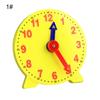 Modelo de 10cm brinquedo infantil relógio educação duas crianças aprendendo