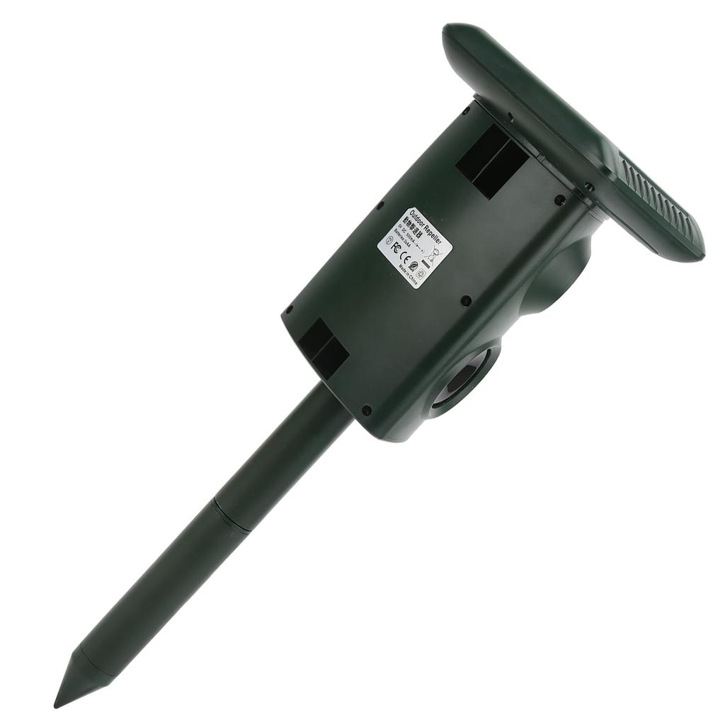 Outdoor Solar Animal Repellent Ultrasonic Vibration Smart Animal Snake Repellent