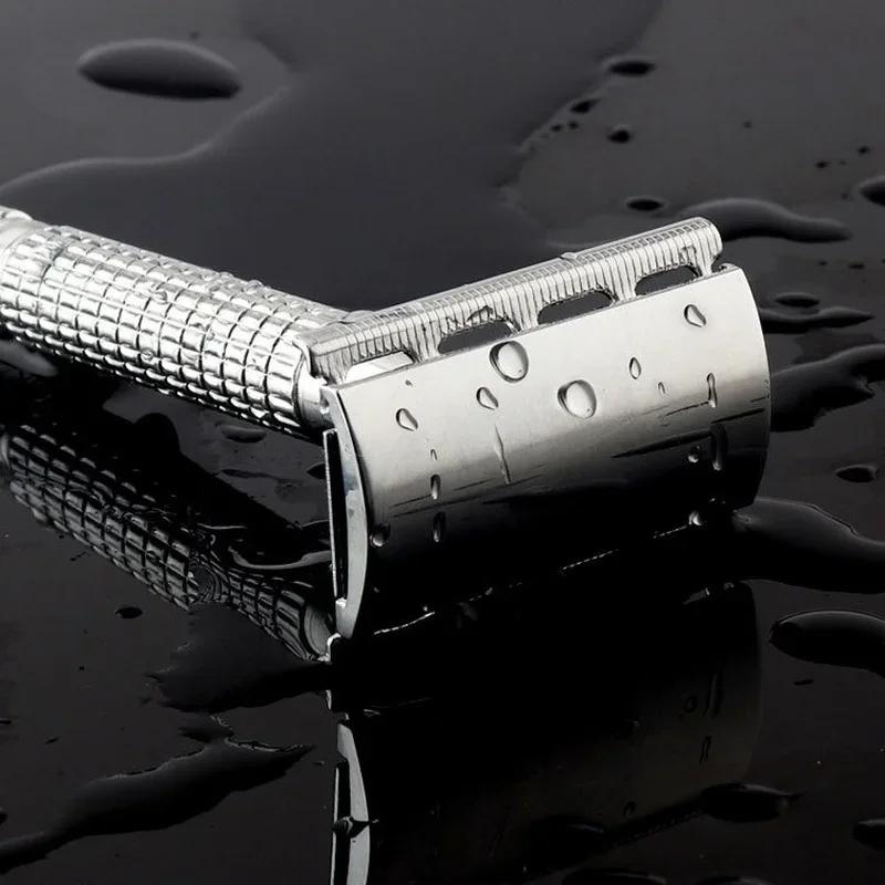 Old-fashioned Razor Blades Manual Shaving Blades Face Shaving Blades Double-sided Razor Blades for Men Razors for Shaving Men