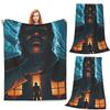 Coperte Michael Myers Morbida Calda Coperta Plaid in Flanella Copriletto per Letto Soggiorno Picnic Viaggio Casa Divano