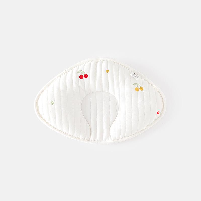 Breathable Newborn Baby Pillow for 0-6 Months - Sweat-Absorbent, Anti-Flat Head Design for All Seasons