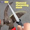 Diamond Sharpener Sharpener Metal Double Sand File Scissors Gardening Tools Sharpener