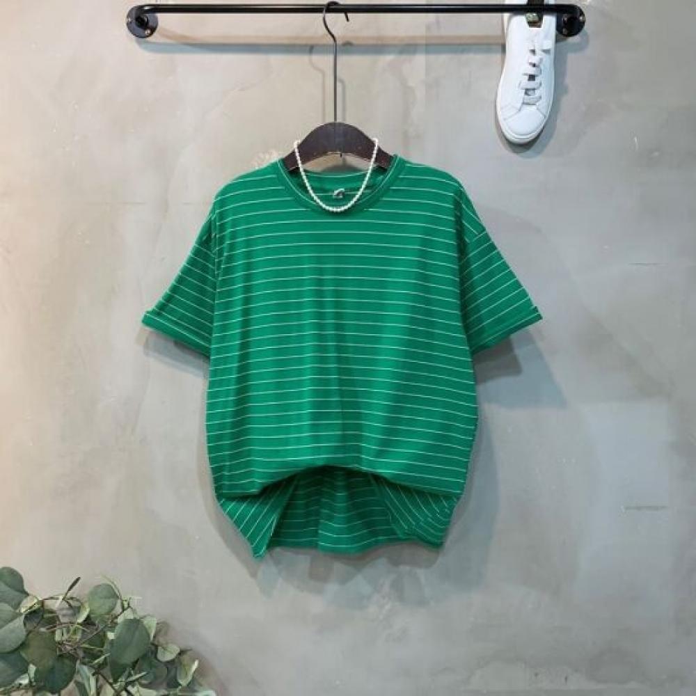 C S In The Room Barley STripe OverfiT ShorT Sleeve T ShirT 3 Color C