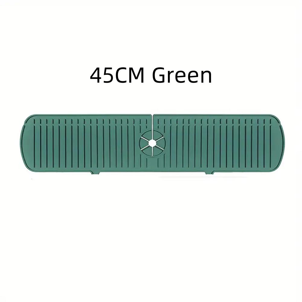 Silicone Drain Mat, Kitchen Faucet Sink Splash Guard,  Sink Draining Pad Behind Faucet,For Kitchen & Bathroom Countertop Protect