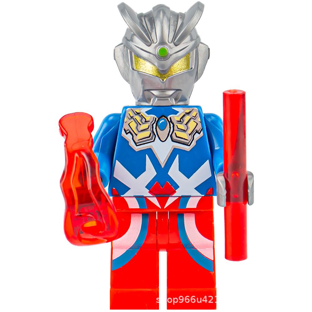 Ninja Warrior Superhero Doll With Weapon Single Building Block Assembly Toy