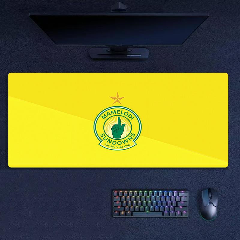 Mamelodi Sundowns Print  Cushion Non-slip Laptop Tablet Big Mousepad XXL Mat Mini PC Playmat With Lock Edge