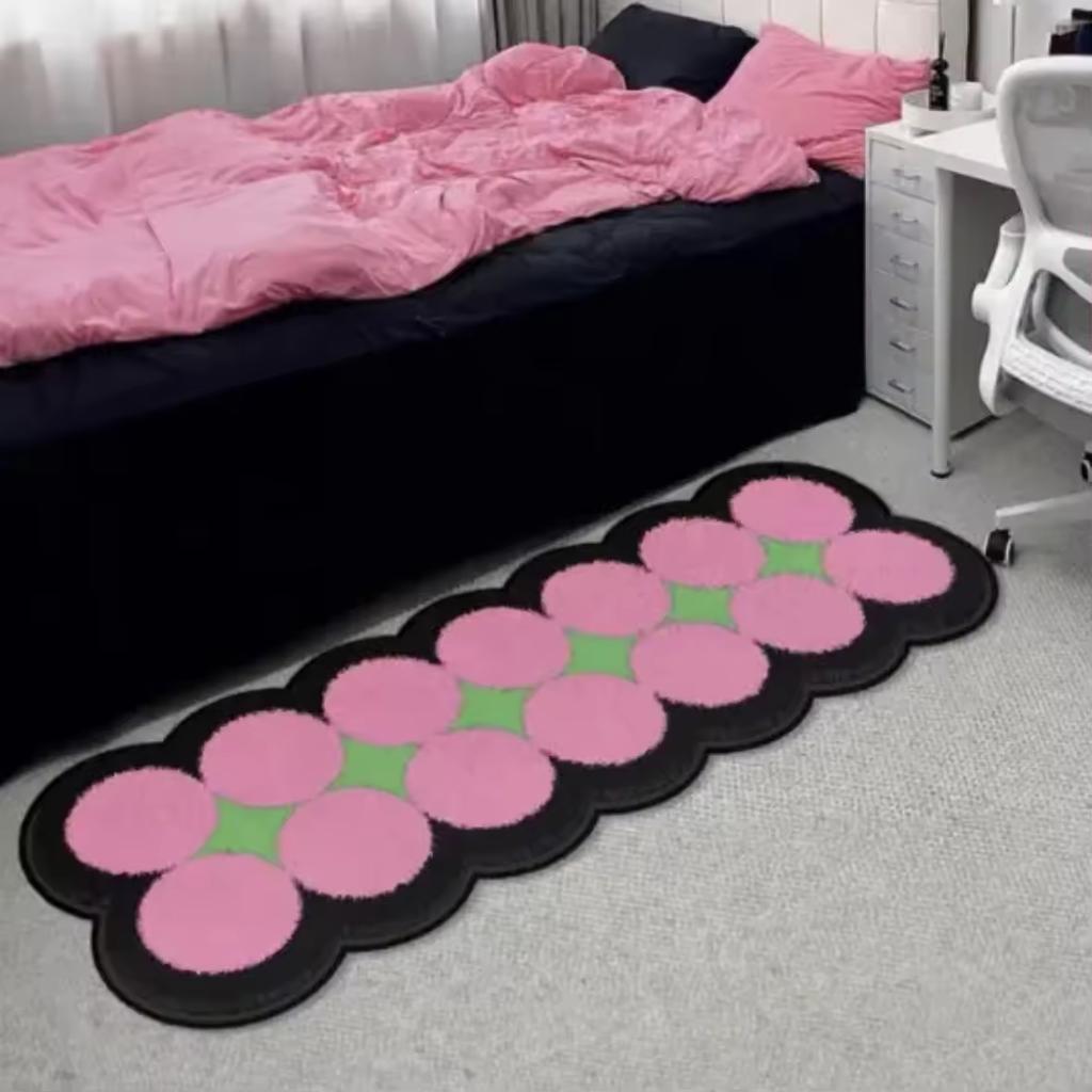 Ins Cute Cartoon Kitchen Bathroom Living Room Bedroom Bedside Non-slip Washable Rug Foot Mat Carpet Cushions Home Decor