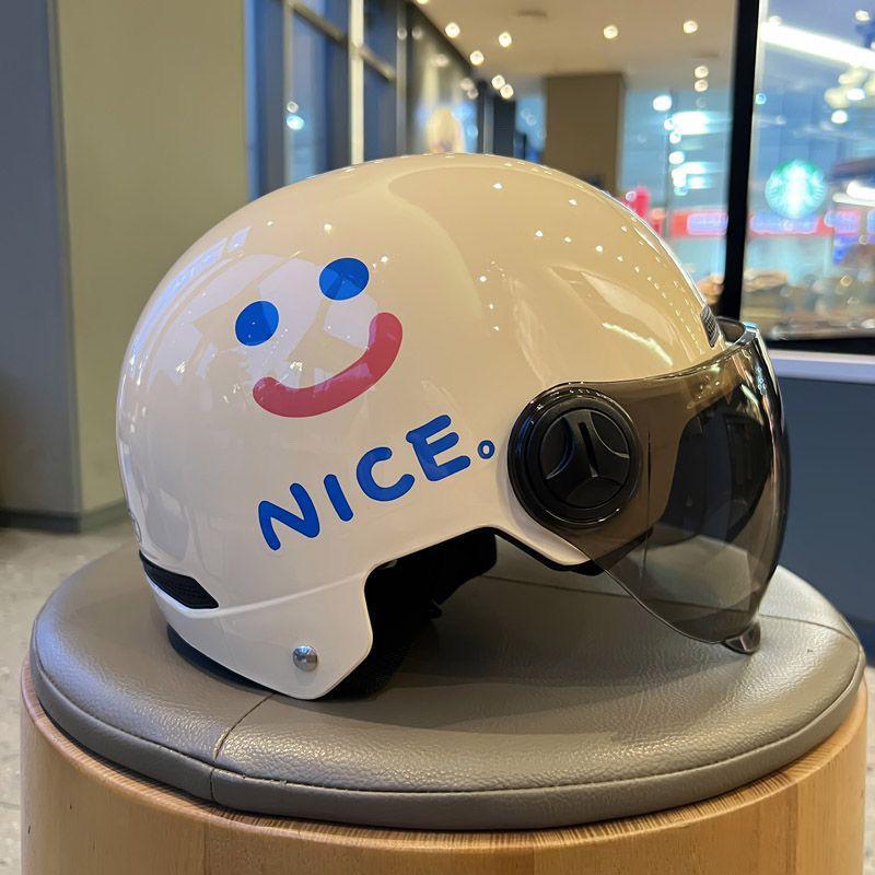 Electric Bicycle & Motorcycle Helmet: Personalized Cartoon Summer Sun Protection for Men & Women