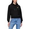 Puma Bestickter Logo-Hoodie Damen-Hoodies Schwarz 627269-01