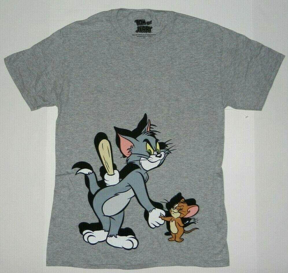 Tom and Jerry Cartoon Hand Shake T-Shirt New