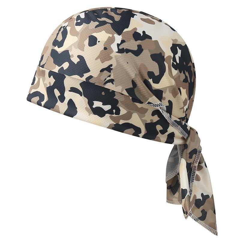 Cappello da Pirata Camouflage Traspirante Unisex Primavera/Estate & Fascia per Capelli Fitness