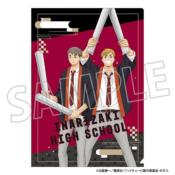 Haikyu!! Clear File Miya Atsumu Miya Osamu Inarizaki High School Support Official Goods