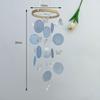 Hanging Moon Wind Chimes Natural Shells Decor Unique Crisp Sound For Home Garden Patio Balcony Outdoor
