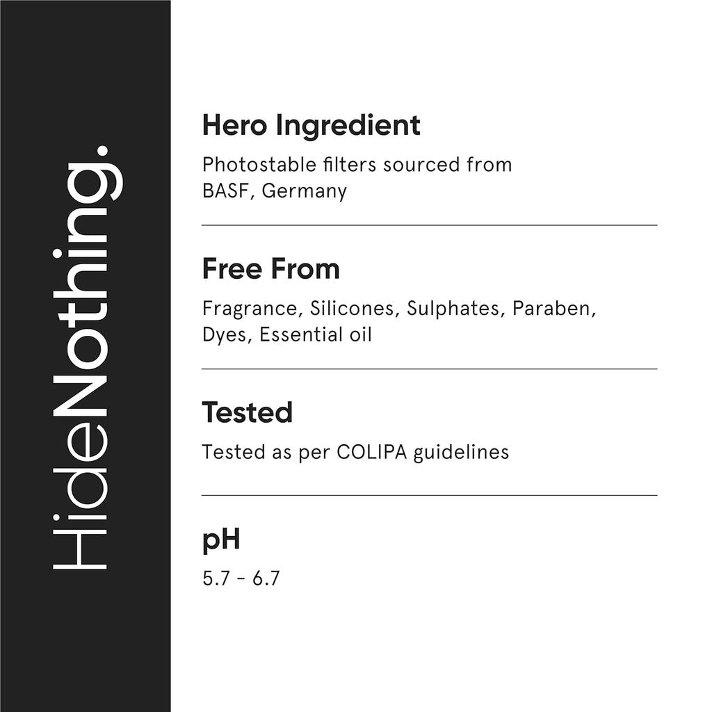 Minimalist Sunscreen SPF 50 PA++++ Lightweight Cream With Multi-Vitamins For Face & Body, 50g Pack Of 1