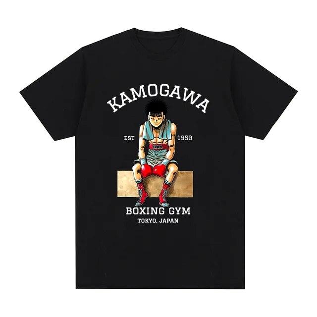 Hajime No Ippo KBG Design Vintage tričko Anime Funny Makunouchi Bavlněné Unisex tričko Nové tričko Dámské topy