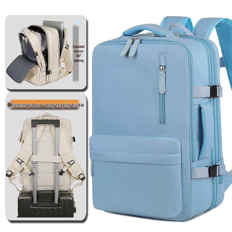 Dámský rozšiřitelný cestovní batoh - Extra velká kapacita pro služební cesty, do školy a na lehké cestování (2024)