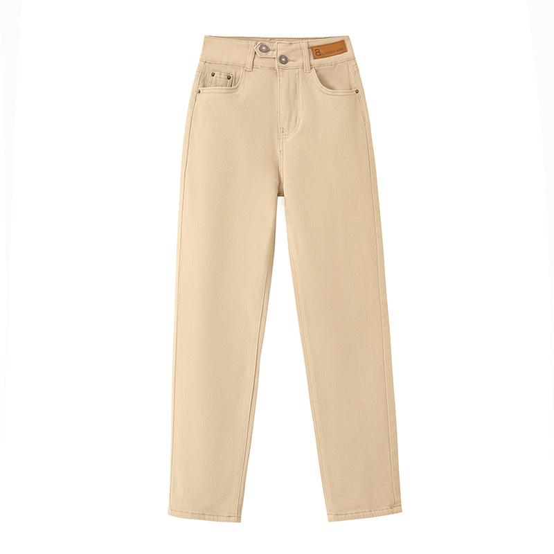 DIMANAF 2024 Autumn Women Jeans Pants Female Elastic Basic High Waist Trousers Fashion New Ninth Pants