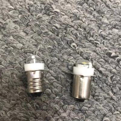 3/4.5/6V 0.5W Torch Bulb 6000K White Led E10 Socket Replacement Bulb For Torch