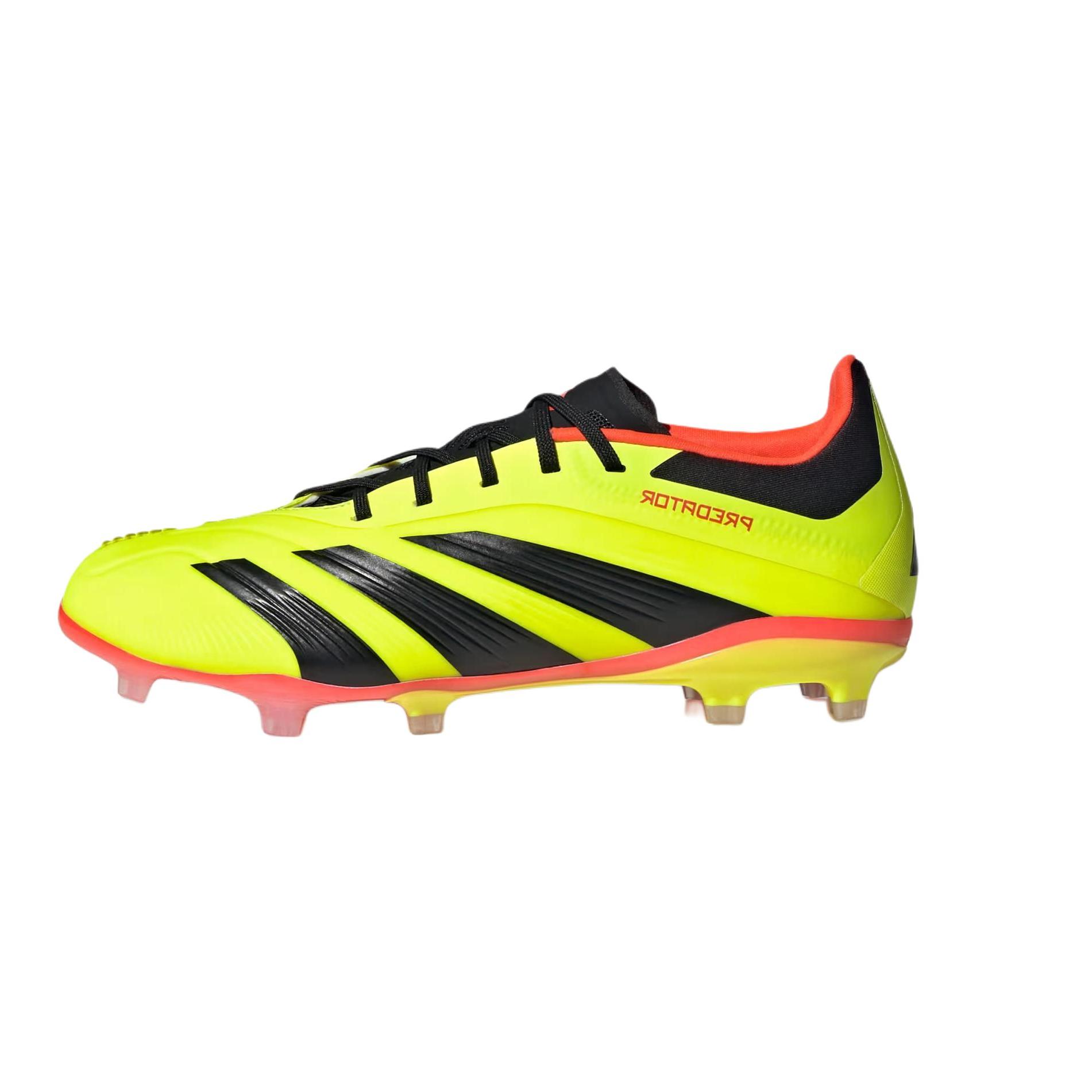 

New adidas Predator 24 Elite FG Team Solar Yellow Core Black Solar Red GS IG7745 36.5