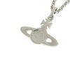 Vivienne Westwood Neil Saturn Design Platinum Necklace Women necklace Silver Pink 6302039P02P595
