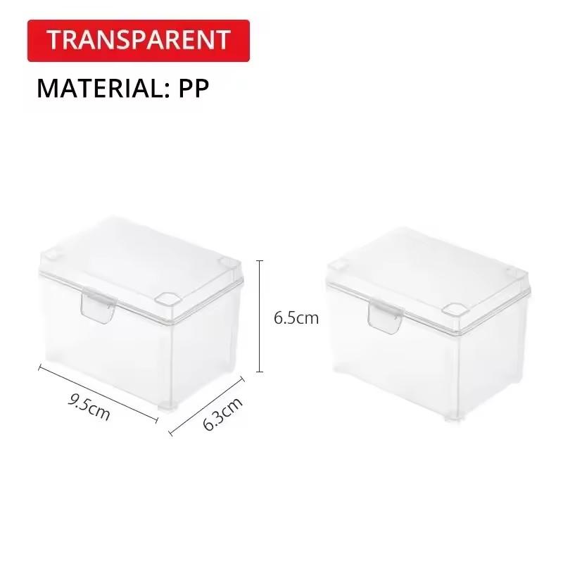 Semi-Transparent Plastic Organizer Box Game Cards Storage Box Playing Card Holder Case Container Stackable Sundries Jewelry Box