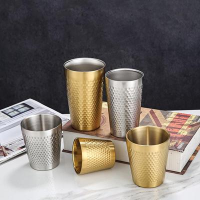 Steel Unbreakable Kitchen Drinkware  Hammer Mug Beer Cup Pint Cups Coffee Cup Water Cup