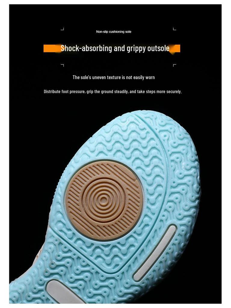 Atmungsaktive Sportschuhe für Jungen, Herbst 2025, Rutschfest, Langlebige Basketballschuhe, Geruchshemmend, Geräuschreduzierendes Design für Mittel- und ältere Kinder