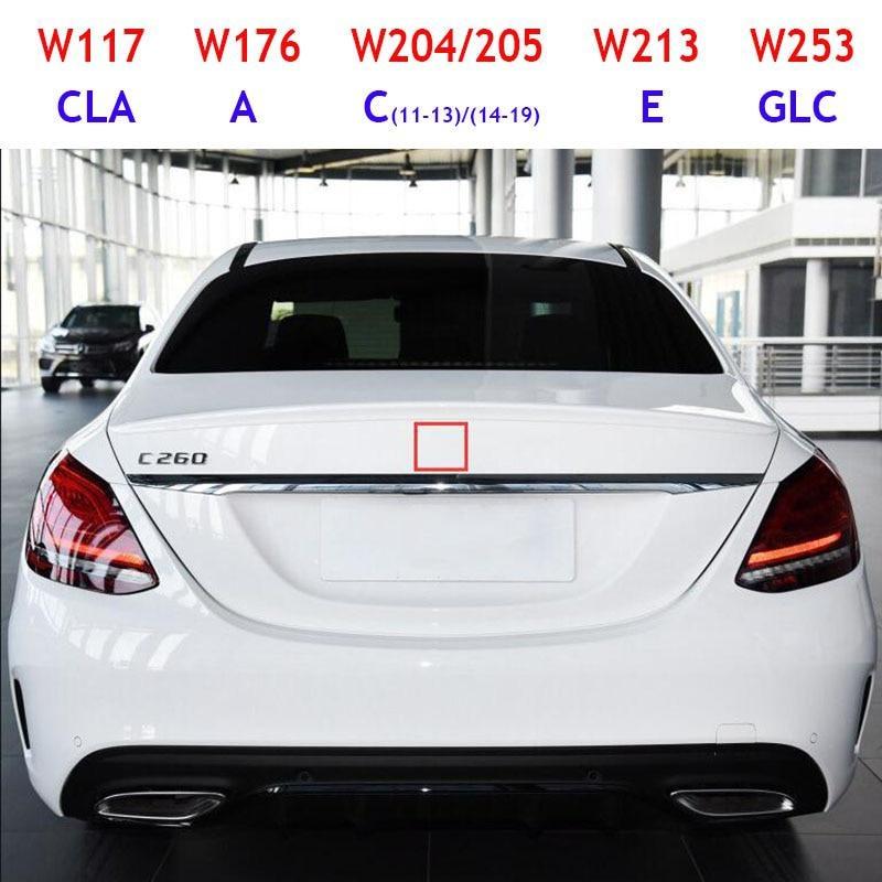 

Эмблема с логотипом средней звезды багажника для M / er + cedes B / enz A C E CLA GLC Class 3 Pins с оригинальной дугой W117 W176 W204 W205 W213 W253