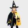 Pointed Hat Kids Halloween Cloak Hat Set Dressing Up Children Halloween Costume  Halloween Perform