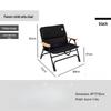 OEING Portable Aluminum Alloy Camping Folding Chair with Cushion
